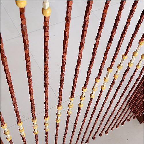 GVILTY Wooden Beaded Curtains 90x175cm