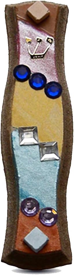 Mezuzah Case Wooden Blocks Set - Decorate Your Own Scroll Holder