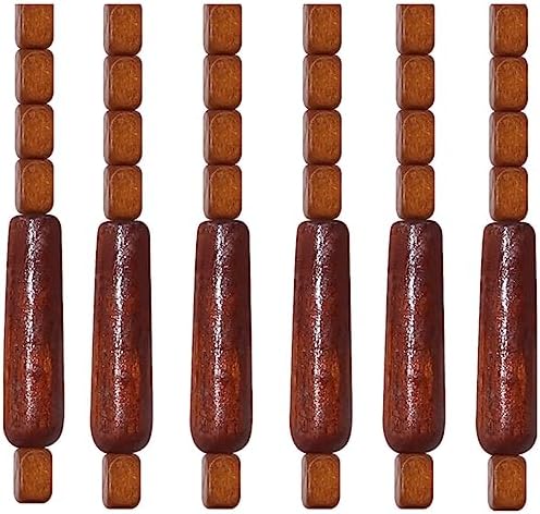 GVILTY Solid Wood Beaded Curtain Door 90x175cm
