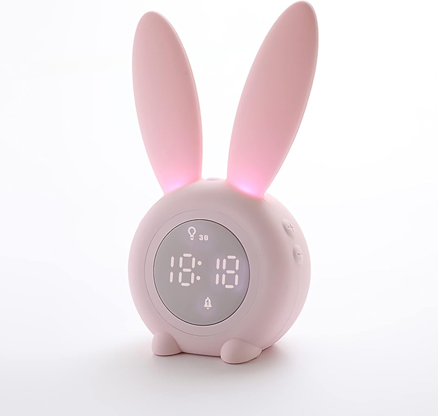 KDtech Kids Alarm Clock with Night Light and 6 Ringtones