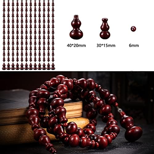 KDDEON Natural Wood Bead Curtain for Doorways and Windows