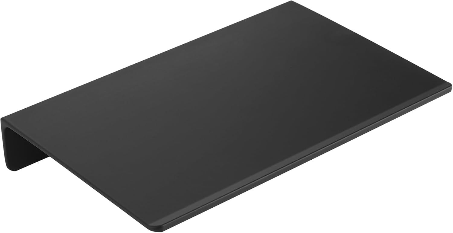 JOOM Small Metal Wall Floating Shelf - Black 8 Inch