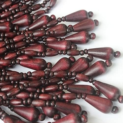 Bamboo Beaded Door Curtain for Entryway and Room Divider
