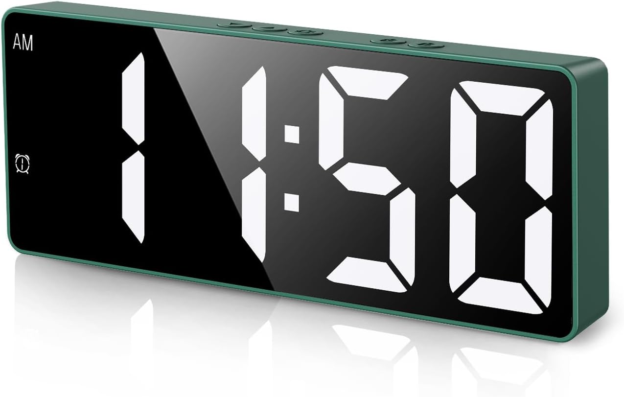 LOFICOPER 65 Inch LED Alarm Clock with Dual Alarm and Temperature Display