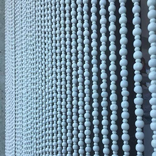 OKUOKA 31 Strands Wood Bead Curtain for Doorways