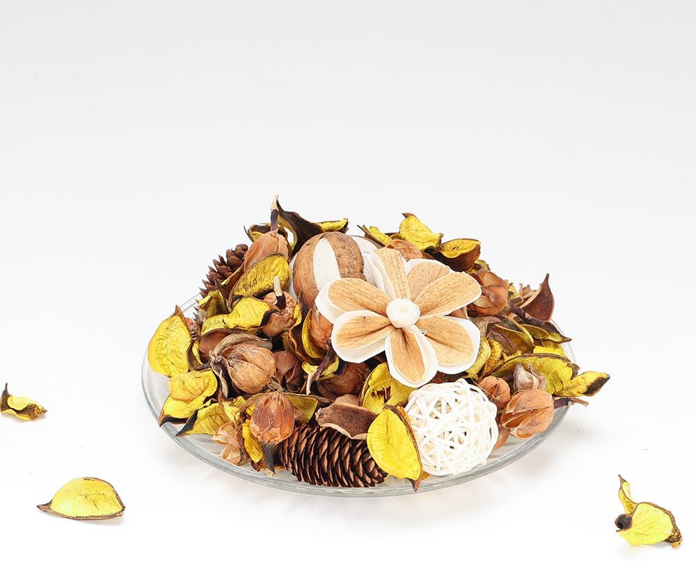 KAV Spring Dried Flower Potpourri Mix Yellow