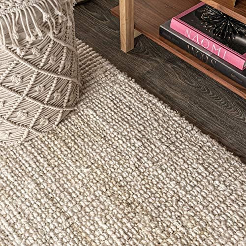 JONATHAN Y NFR103A-28 Ivory Jute Runner Rug