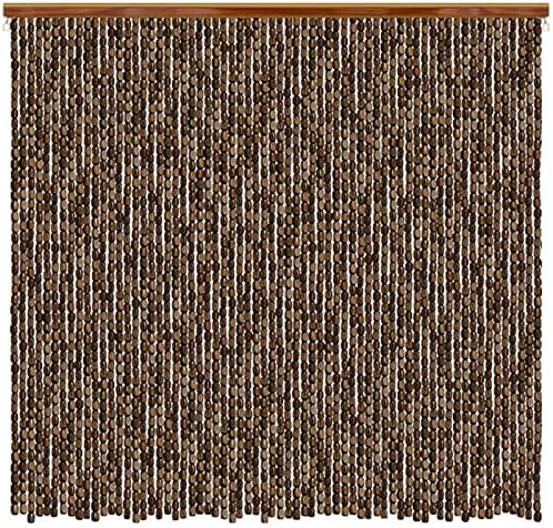Handcrafted Bamboo Bead Curtain for Doorways and Decor