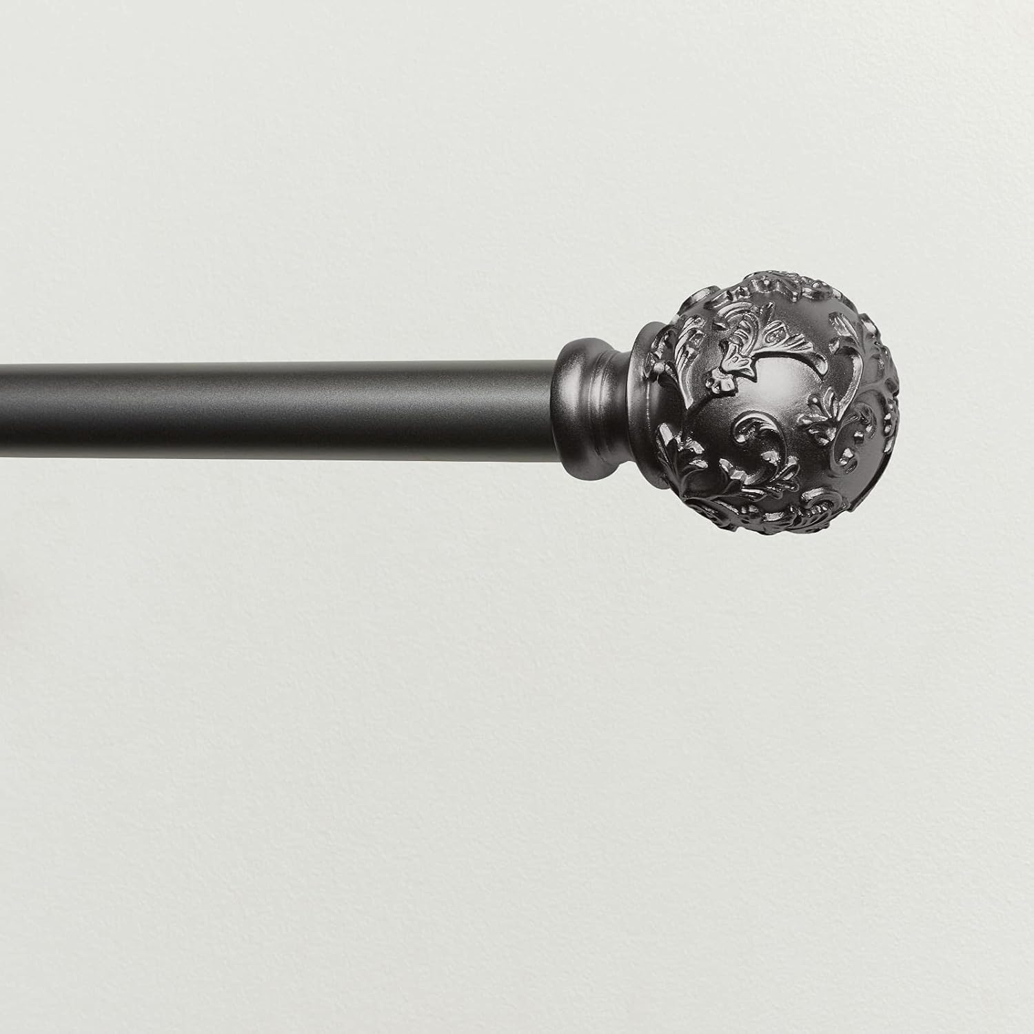 Exclusive Home Vine 1 Inch Curtain Rod with Finials Set