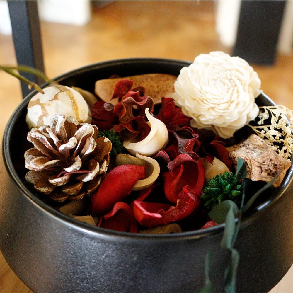 Qingbei Rina Christmas Potpourri Cinnamon Apple Scented Bowl Filler
