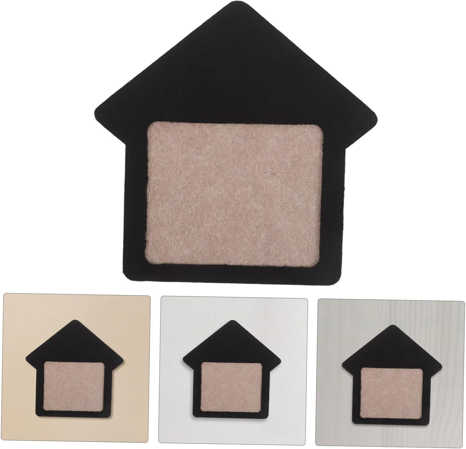 Ciieeo Black Framed Photo Bulletin Board Stand