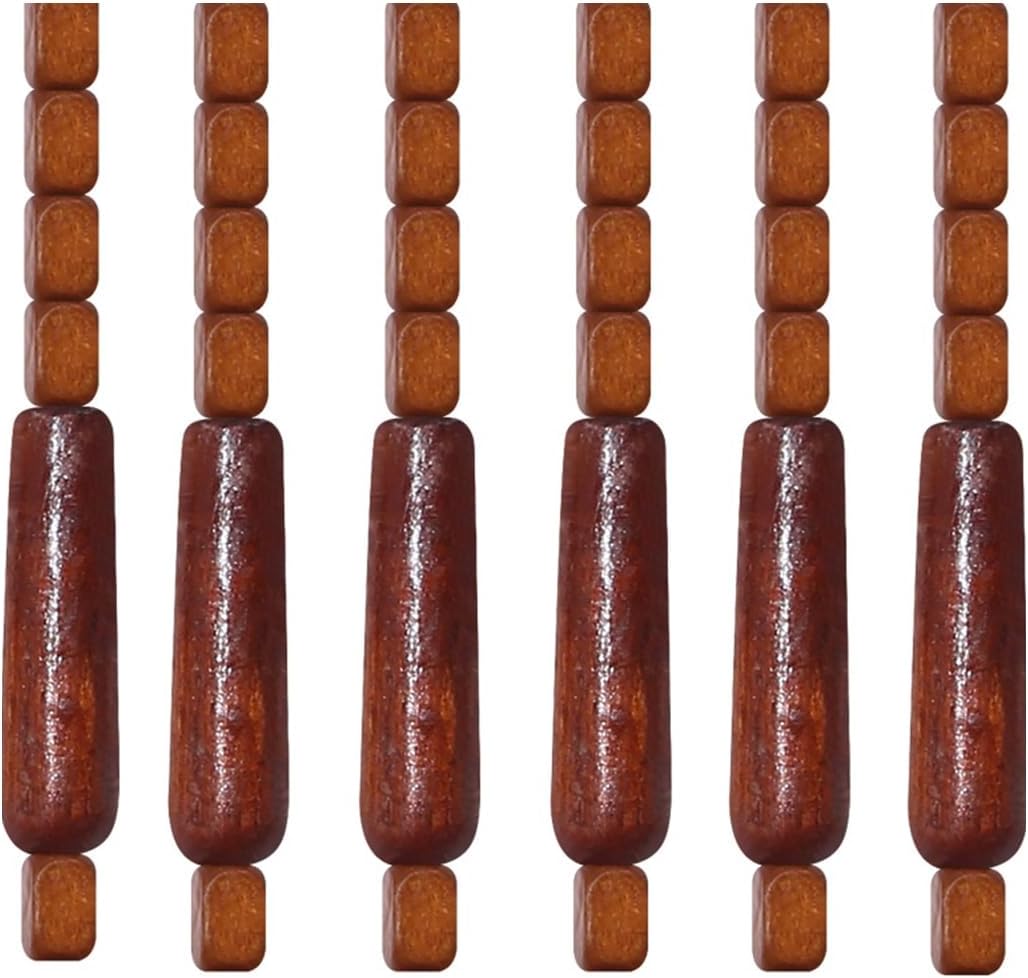 GVILTY Solid Wood Beaded Curtain Door 90x175cm