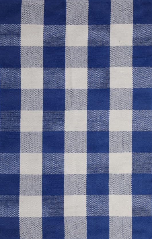 Wayye Buffalo Plaid Area Rug 275 x 43 Blue and White