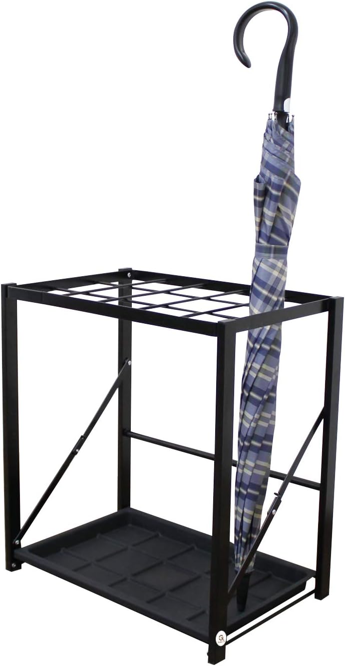 Folding Umbrella Stand with Removable Drip Tray