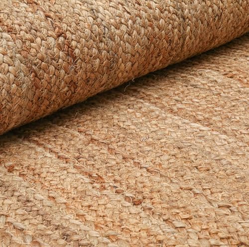 Savi Home Jute Runner Rug 24x72 Reversible Natural