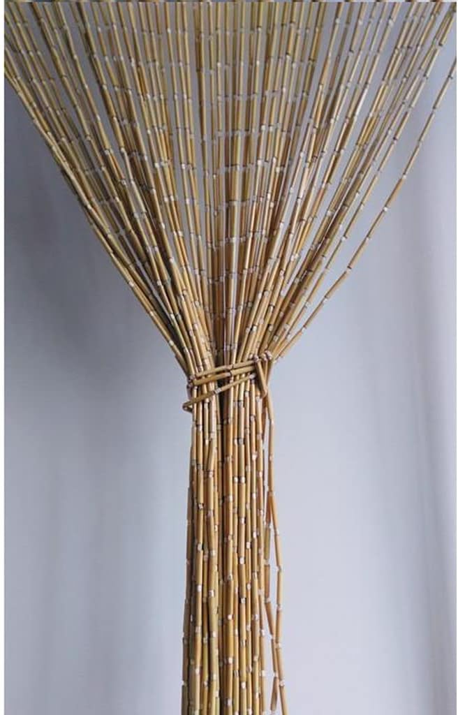 Bamboo Wood Bead Curtain for Doorways and Room Dividers 1
