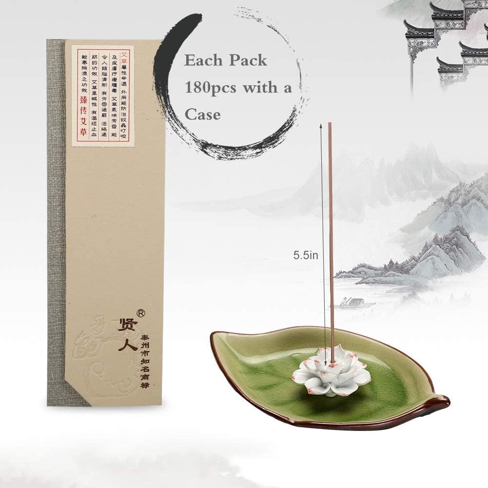 Zerodis 180 Pcs Pack Sandalwood Incense for Home Spa Office Meditation