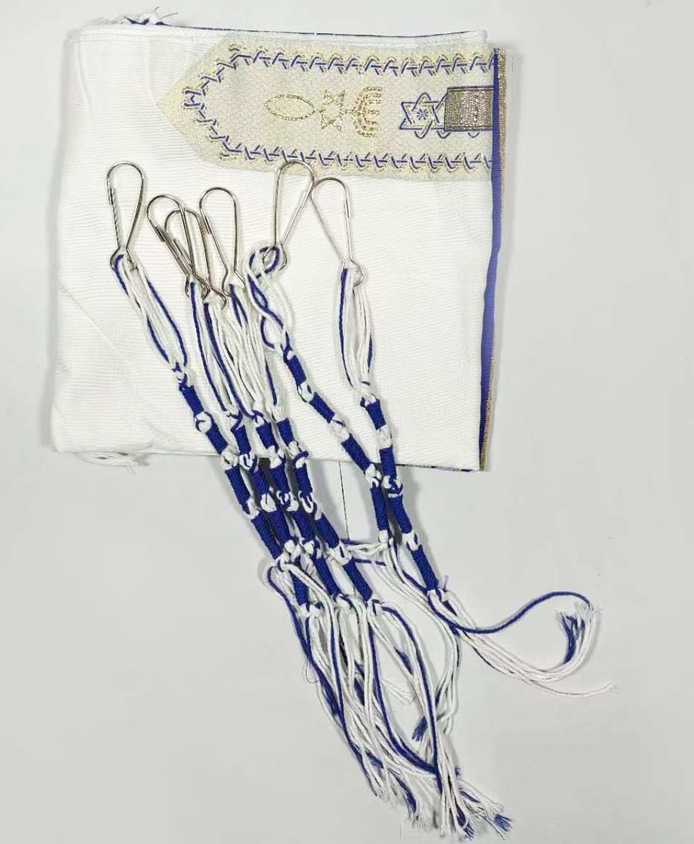 Jewish Tzitzit Set with Hanging Hooks for Men Women