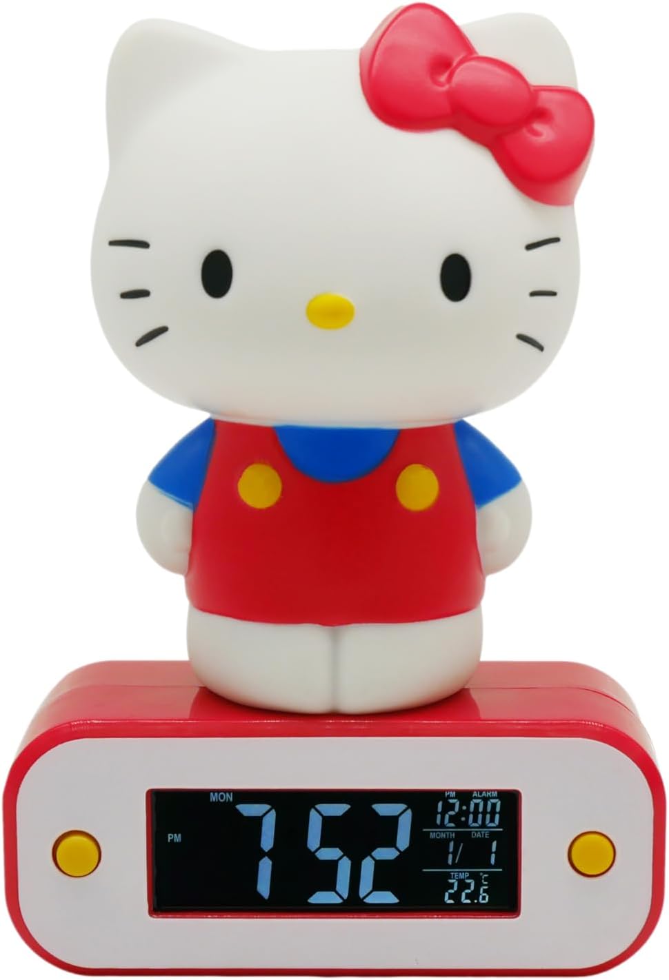 Hello Kitty Light Up 3D Alarm Clock Decor