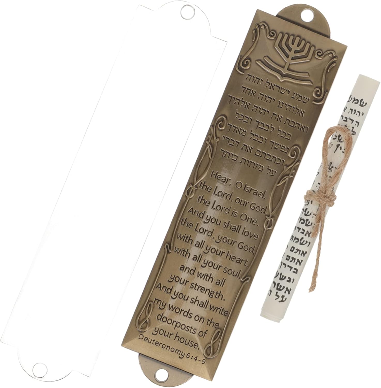 Jewish Mezuzah with Scroll Door Hanger Decor