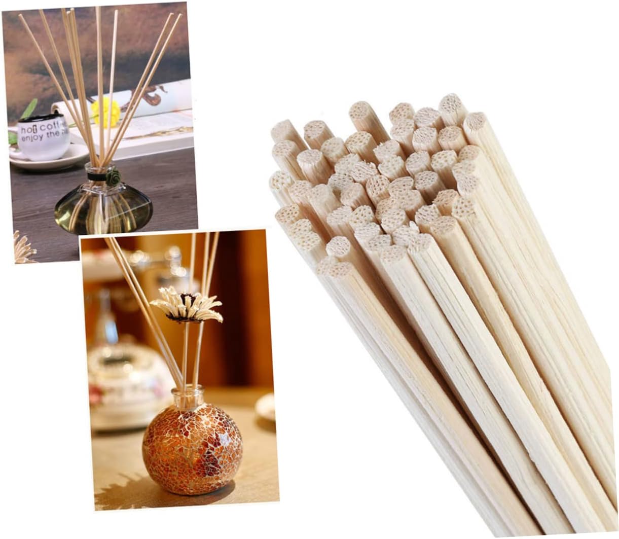 ABOOFAN 100pcs Reed Diffuser Sticks for Essential Oils