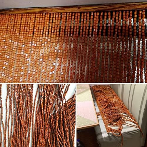 Classic Bamboo Bead Door Curtain for Privacy and Style