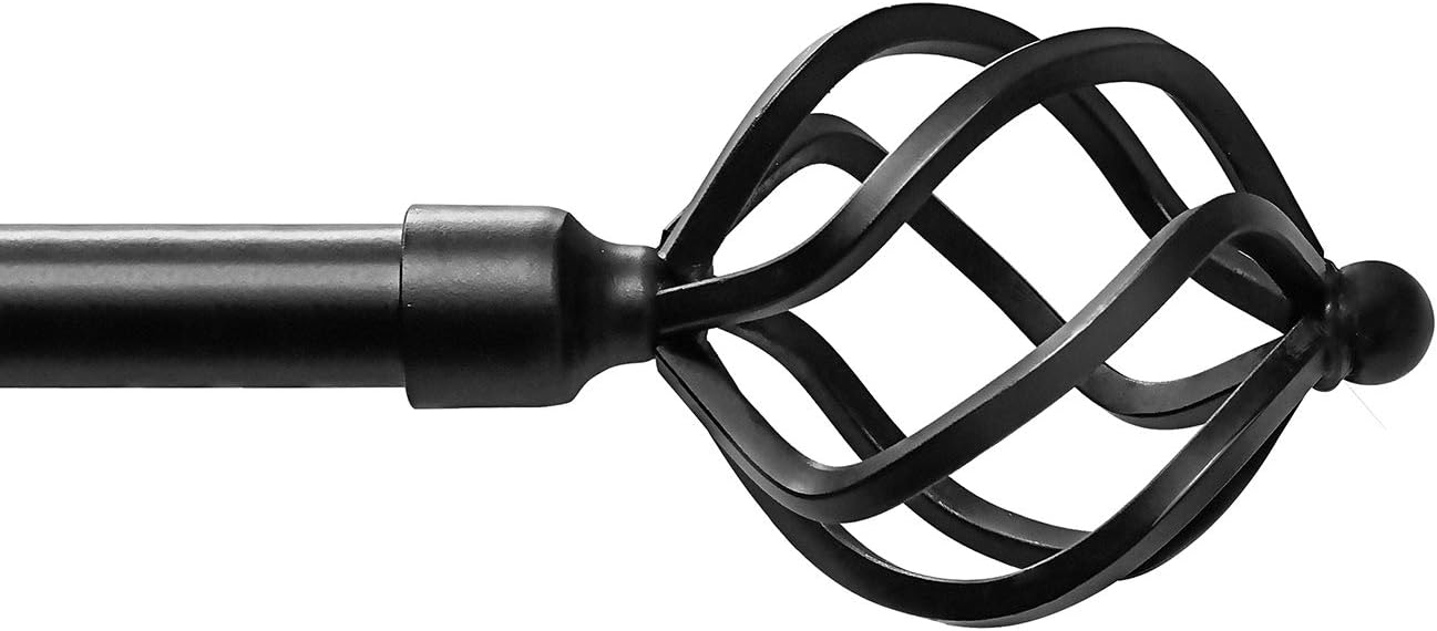 CHICOLOGY Modern Farmhouse Curtain Rod 24-48 Inch Set