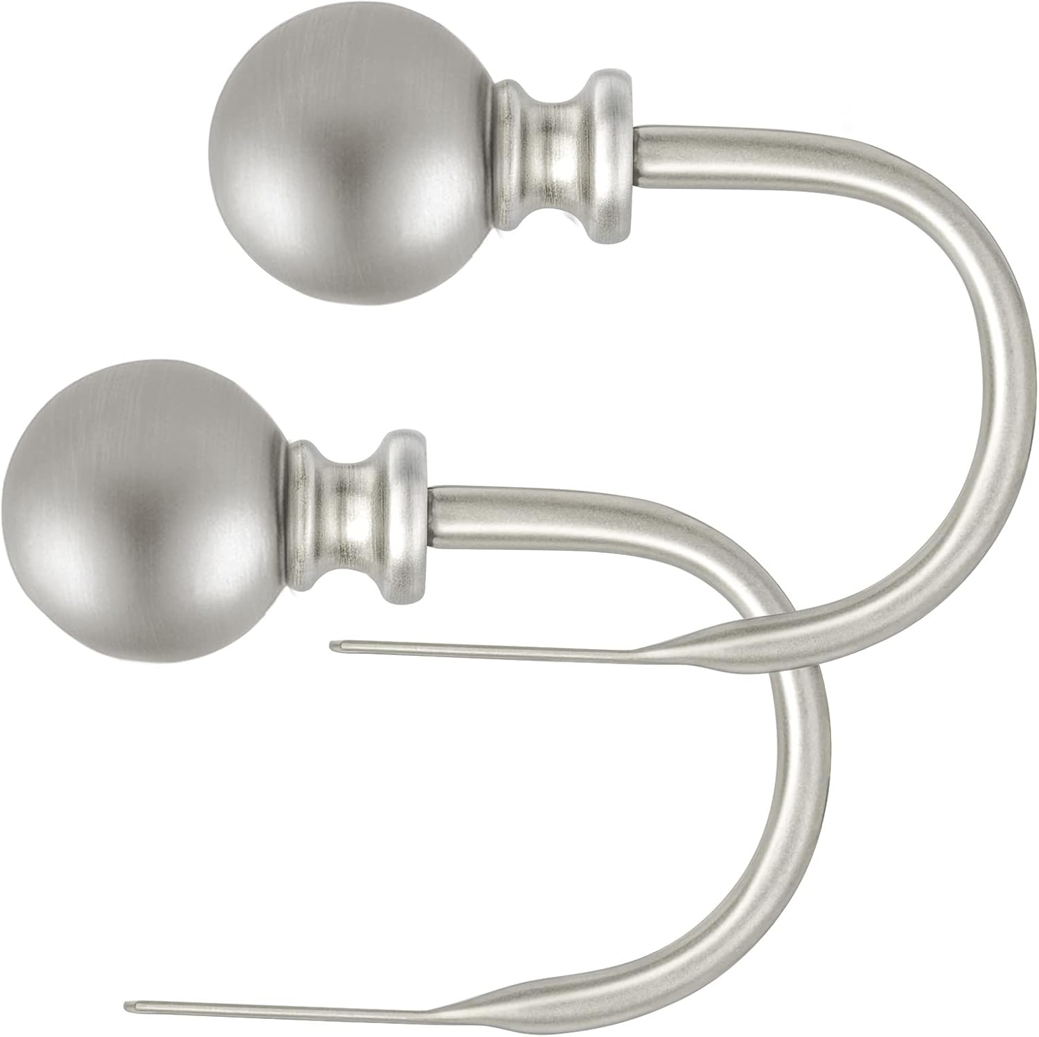 KAMANINA Decorative Curtain Holdbacks with Round Finials