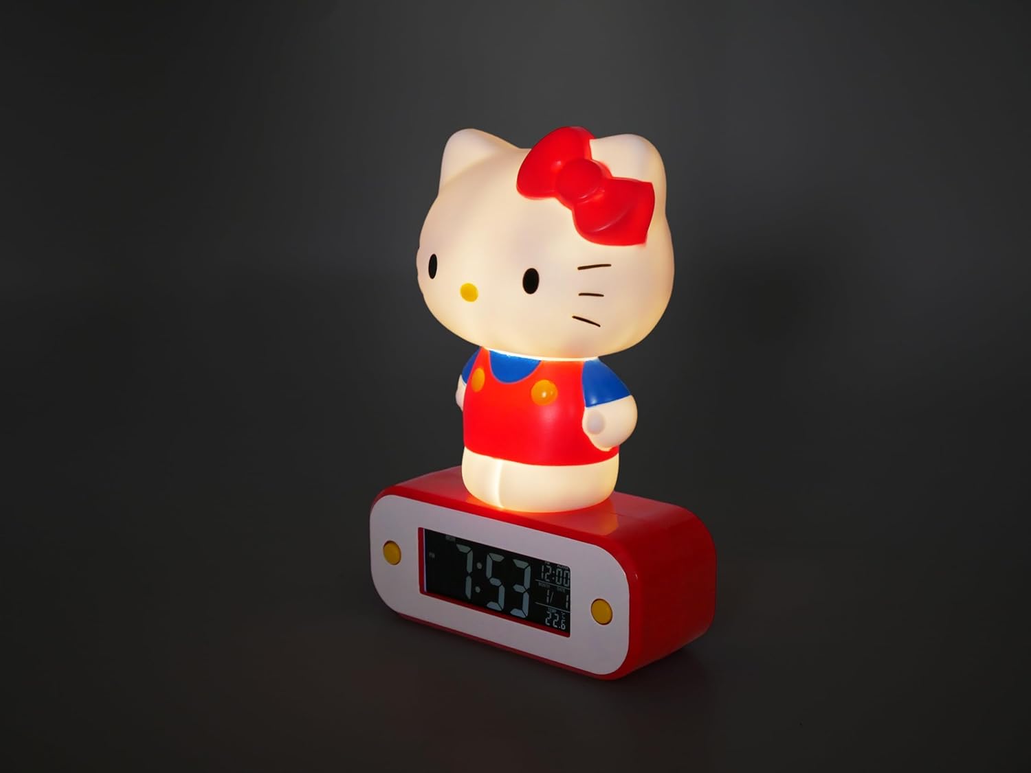 Hello Kitty Light Up 3D Alarm Clock Decor