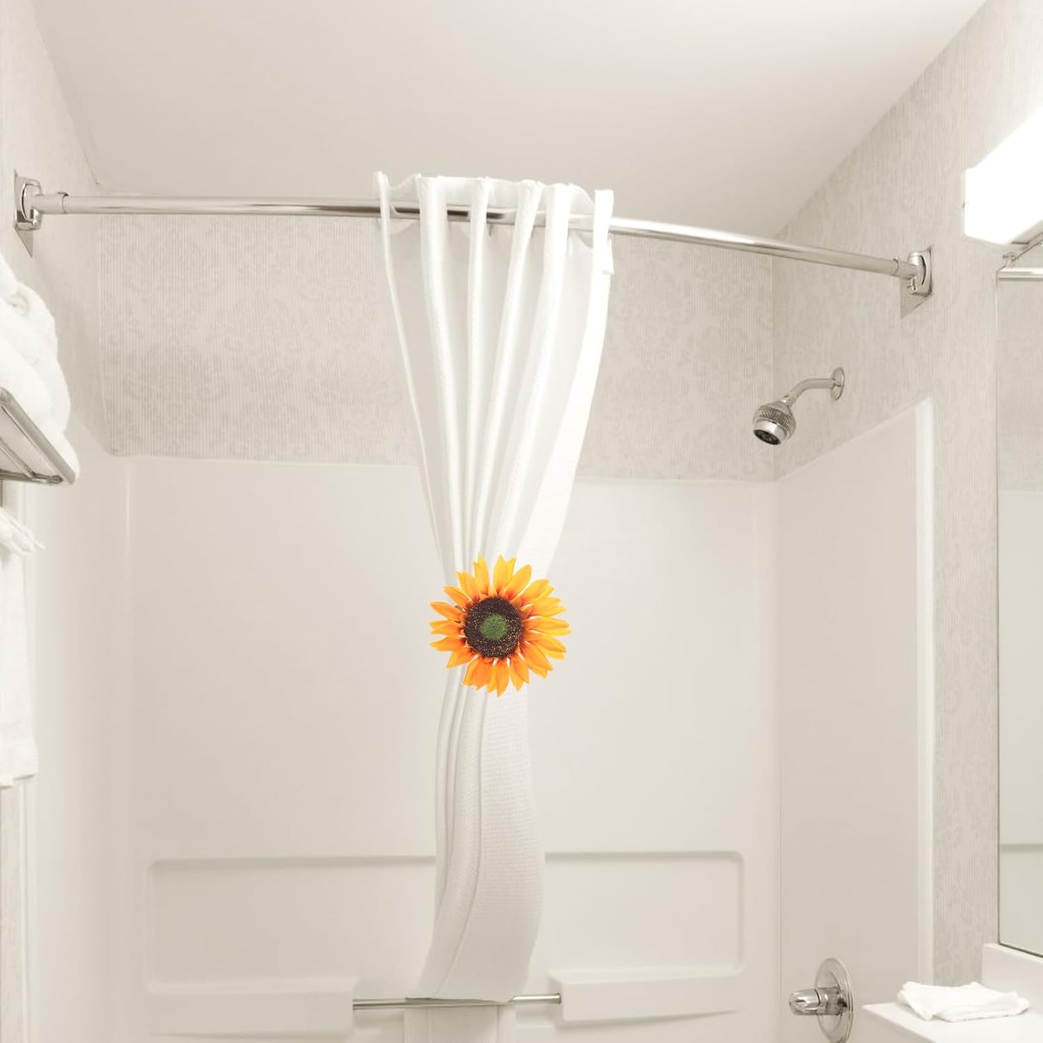 2Pcs Sunflower Curtain Tiebacks for Home Office Decor