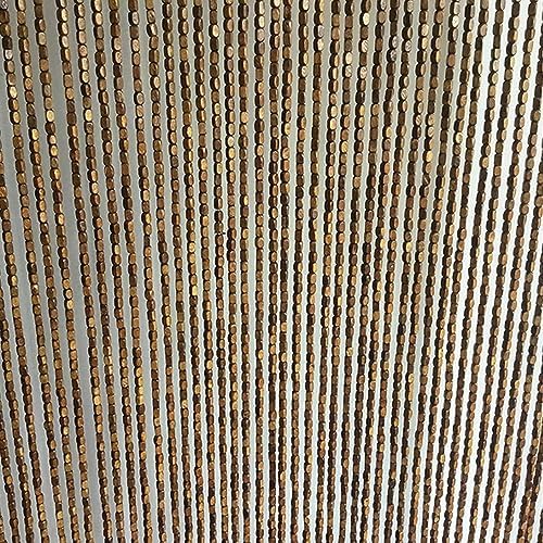 Wcxixo Bamboo Beaded Door Curtains Decorative Panel Divider