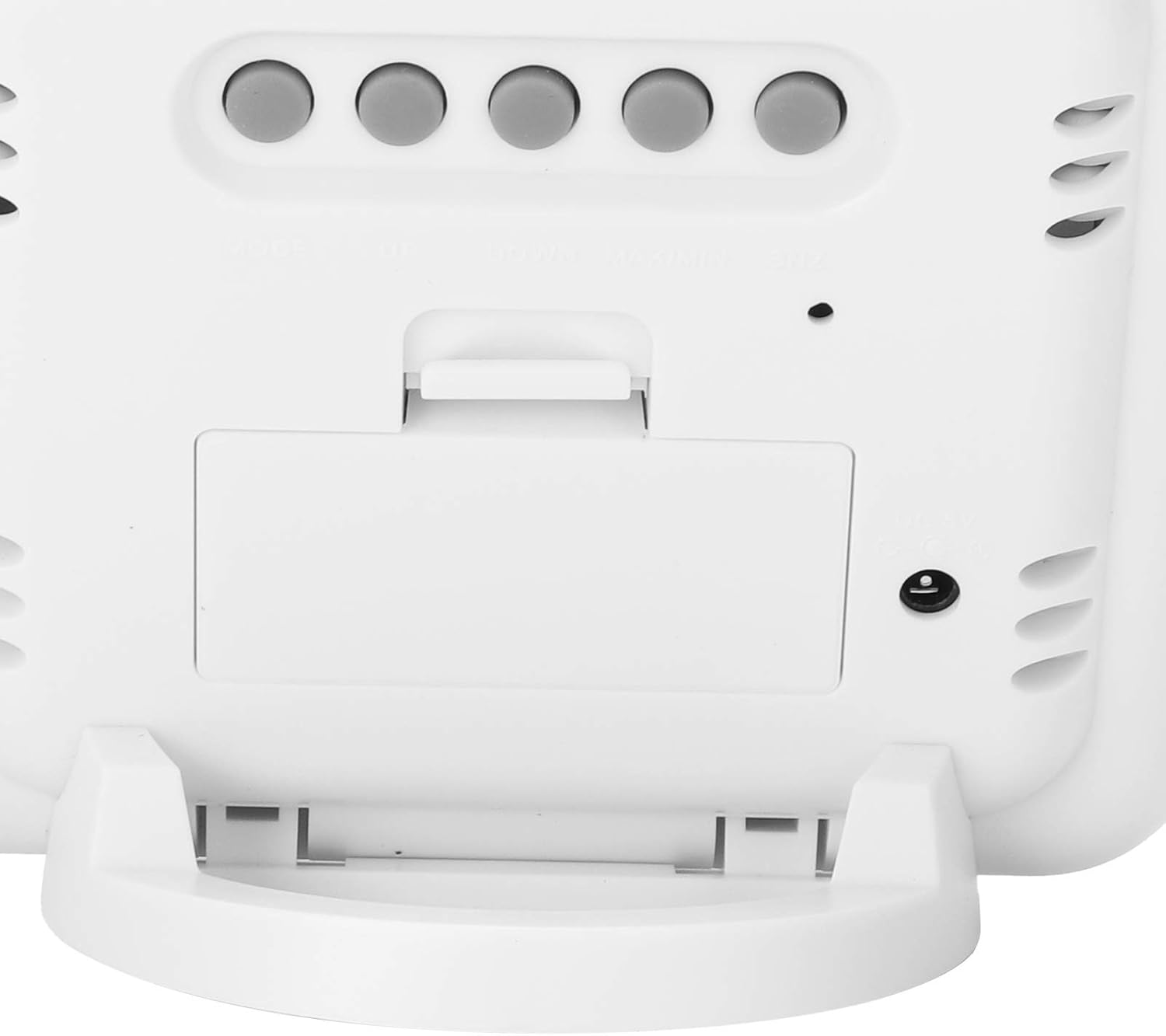White Projection Alarm Clock with Weather Forecast