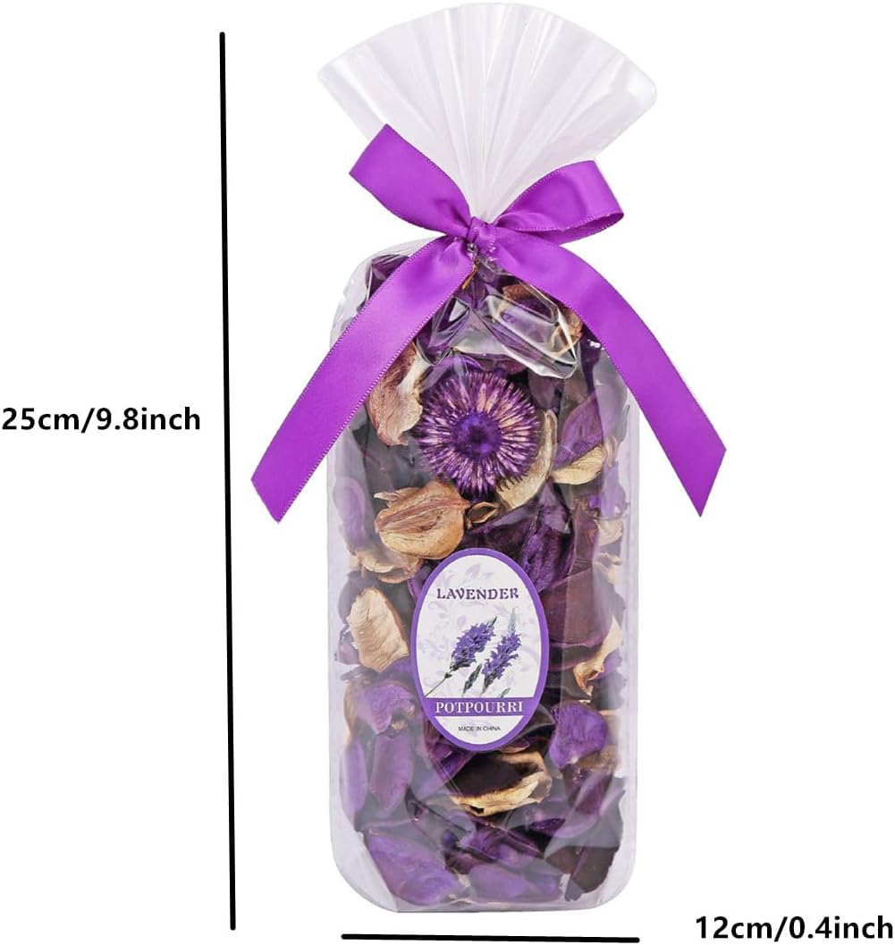 AISIBO Purple Lavender Potpourri Bowl 3PCS Set