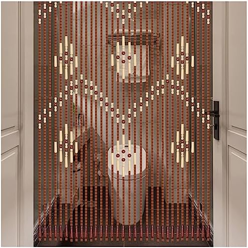 GVILTY Solid Wood Beaded Curtain Door 90x175cm