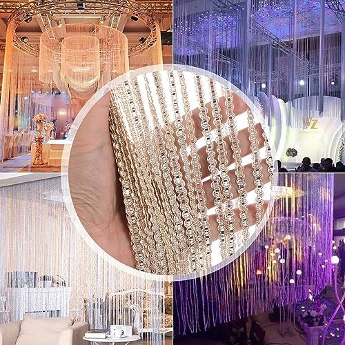Wedhapy Door Fly Screen Curtain with Tassels 3937x7874 Inch