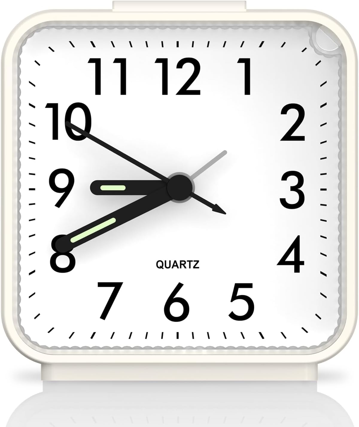 Oqimax Silent Alarm Clock with Night Light and Large Display