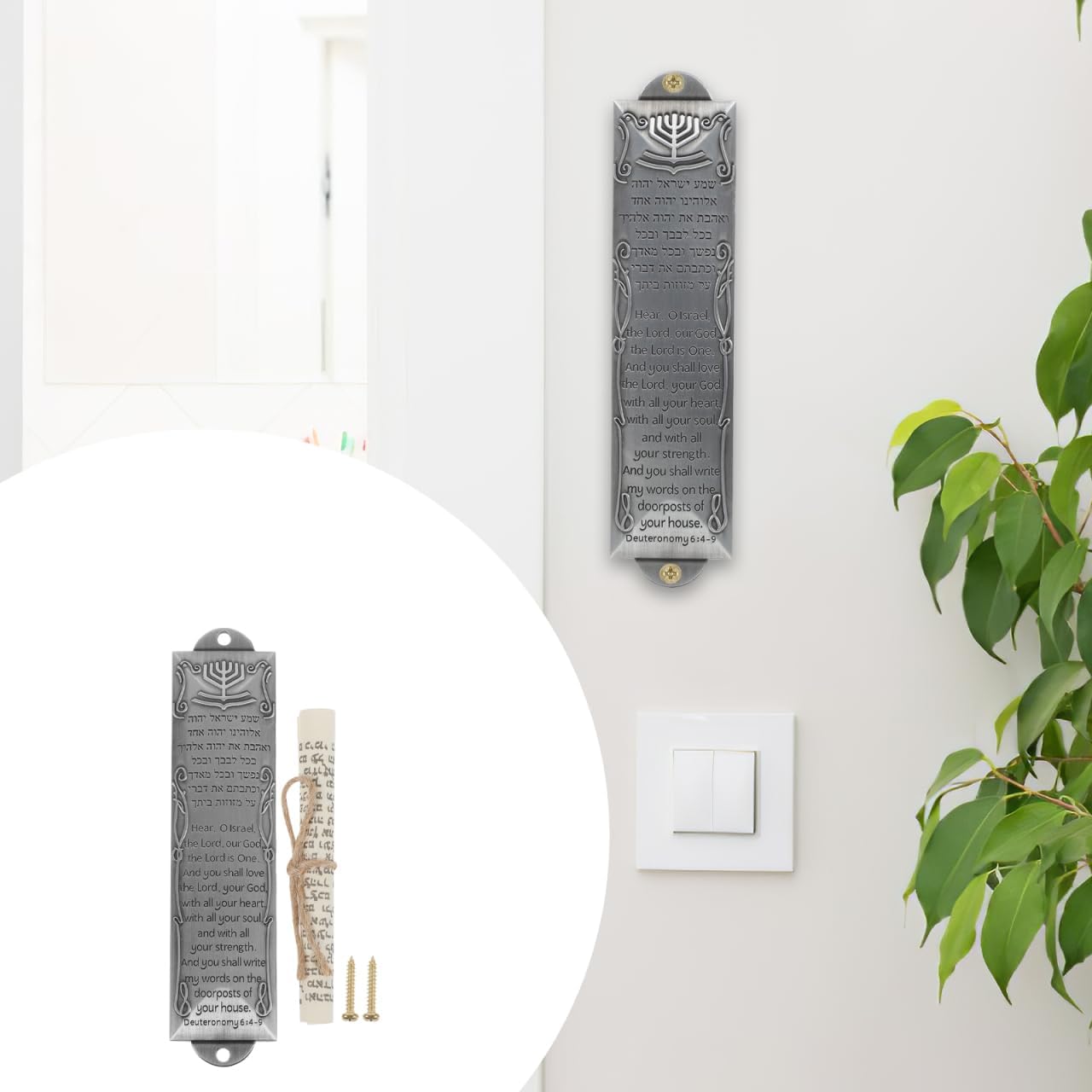 Baluue Mezuzah with Scroll for Front Door