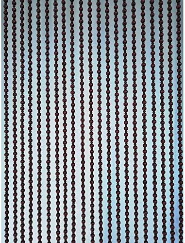 OKUOKA Wood Beaded Curtain for Doorways - 21 Strands 06x081m