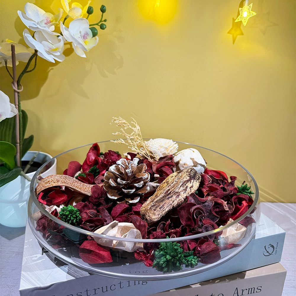 Qingbei Rina Christmas Potpourri Cinnamon Apple Scented Bowl Filler