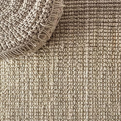 JONATHAN Y NFR103A-28 Ivory Jute Runner Rug
