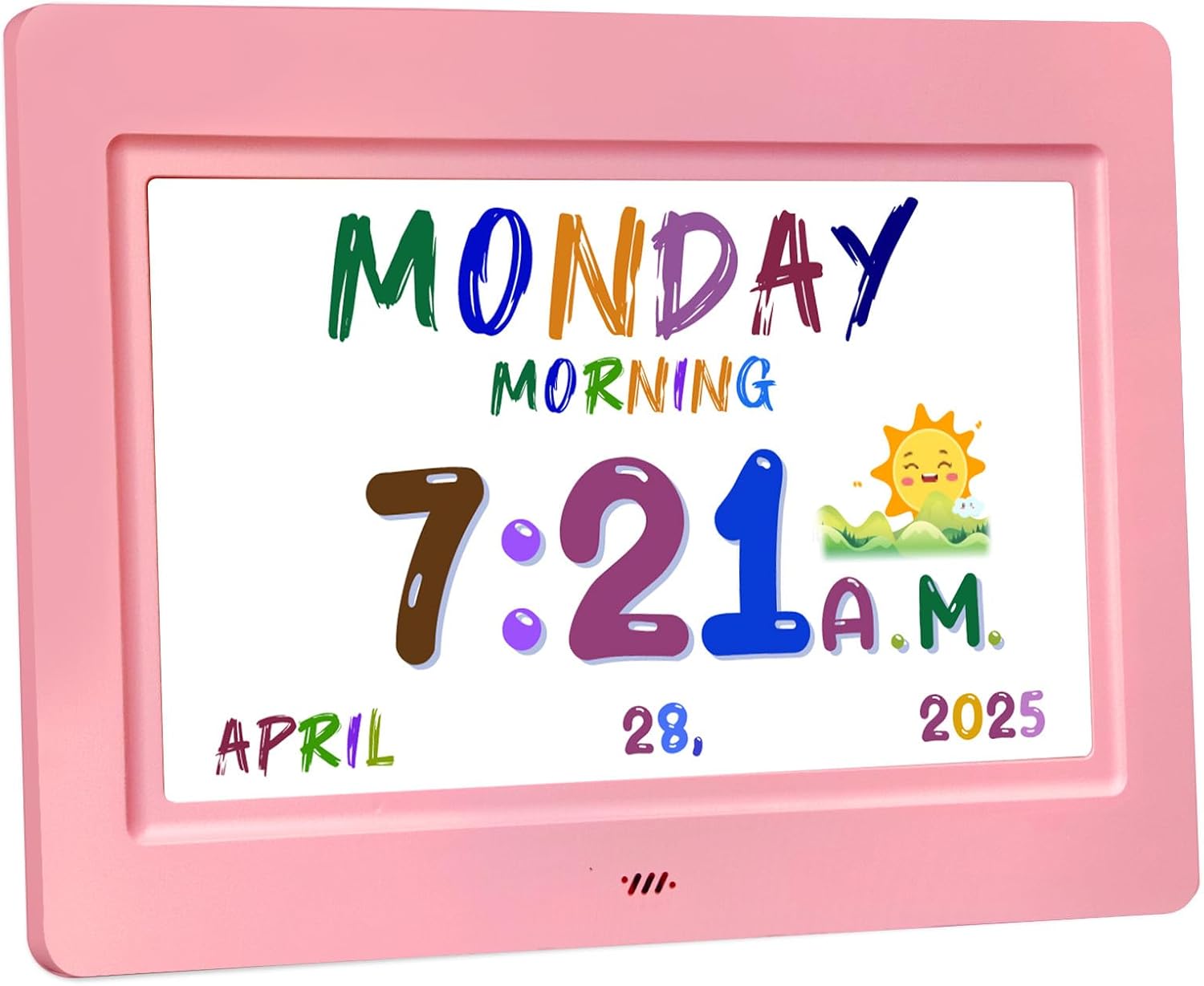 SSYA Digital Clock with 20 Alarms and Clear Display for Kids