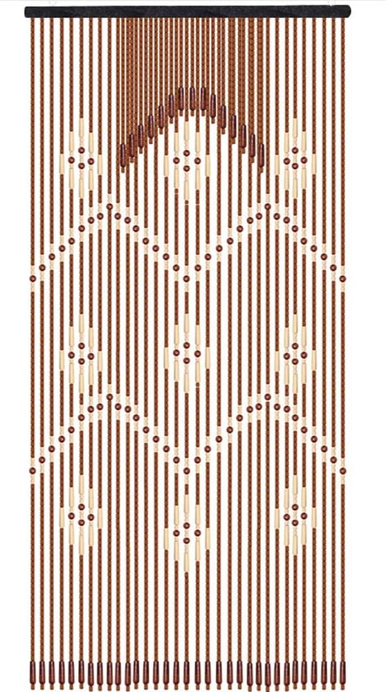 DYRABREST Bamboo Beaded Curtain for Doorway Entrance