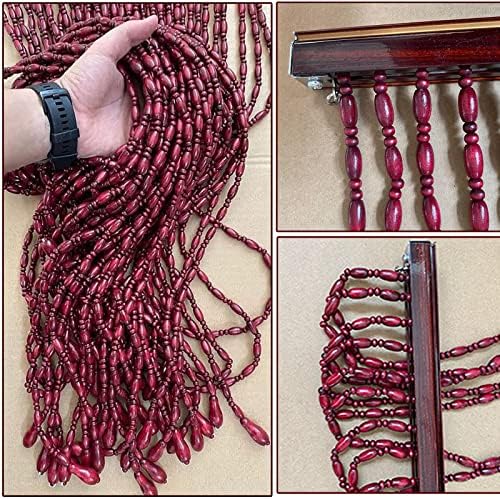Bamboo Beaded Door Curtain for Home and Doorways