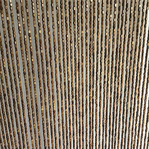 Bamboo Beaded Door Curtain with Customizable Strands