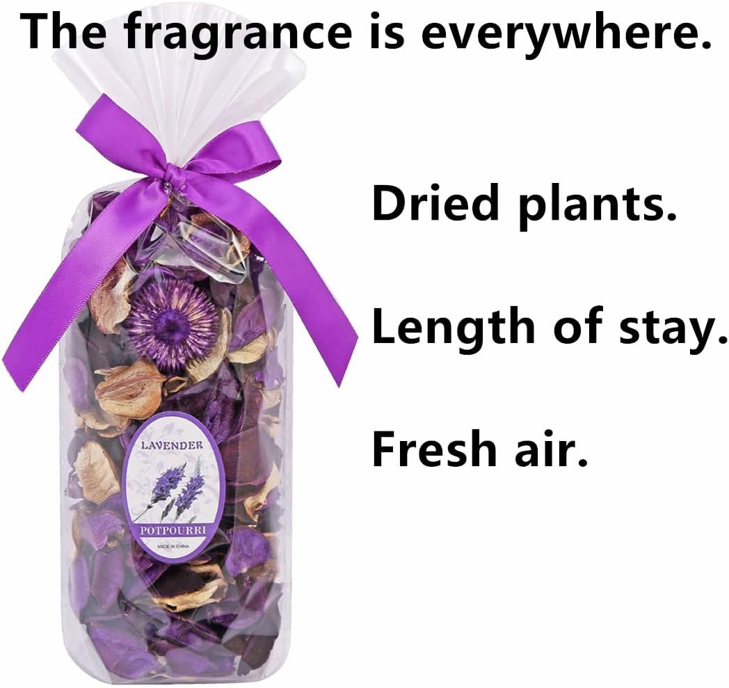 AISIBO Purple Lavender Potpourri Bowl 3PCS Set