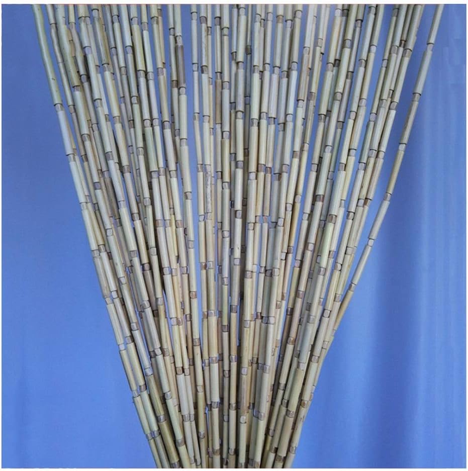 Beaded Curtain Bamboo Door Divider Panel