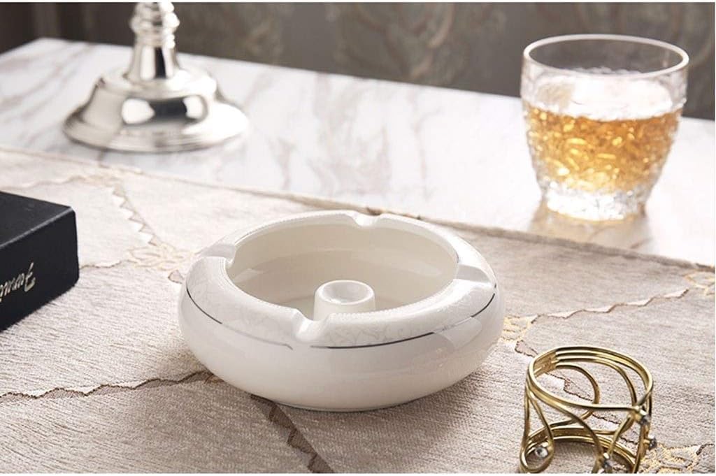 Round Ceramic Ashtray 55 Inch Home Decor Accent