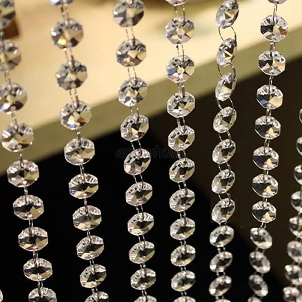 Baost 1 Meter Acrylic Crystal Garland Hanging Strand Beads Curtain