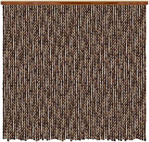 Bamboo Beaded Curtain for Doorway and Room Divider