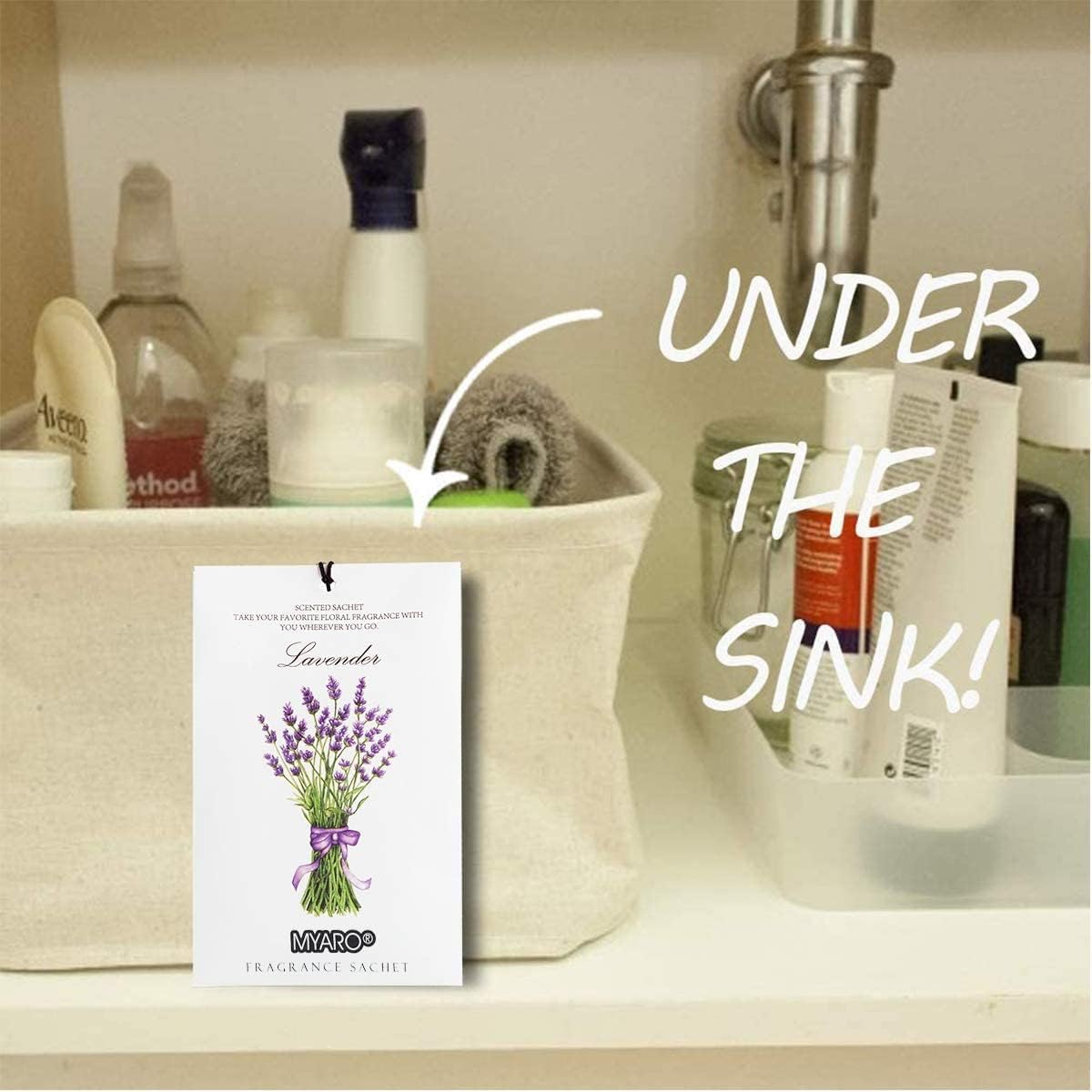 MYARO 12 Pack Scented Sachets for Drawer and Closet